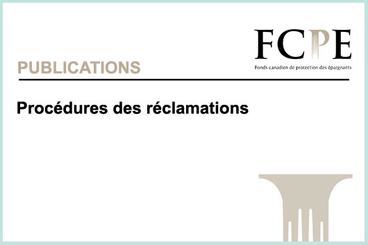 Procédures des réclamations 2017