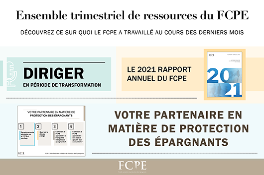 Ensemble trimestriel de ressources du FCPE